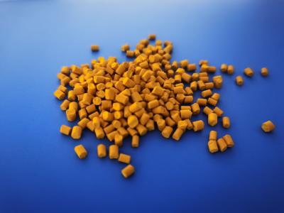 China 20% Concentration Pigment Yellow Plastic Pellets PP Carrier Eco friendly for sale