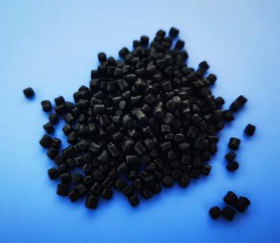 China Pipe Injection Moulding Carbon Masterbatch Black Color plastic pellets for sale