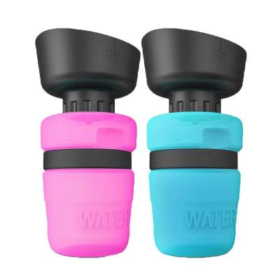 China Amazon Success Non-automatic Travel Dog Water Dispenser Outdoor Portable Pet Water Bottle for sale