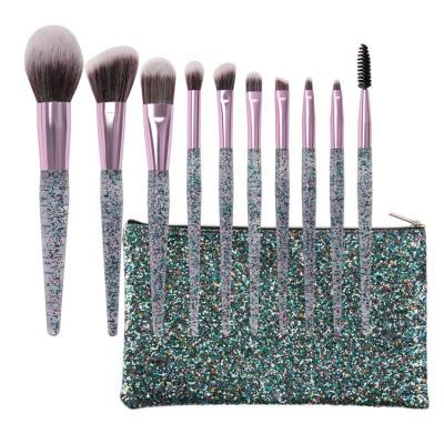 China 10Pcs Beauty Makeup Set Brush Skin-Friendly Cosmetic Base Make Up Brush Kit for sale