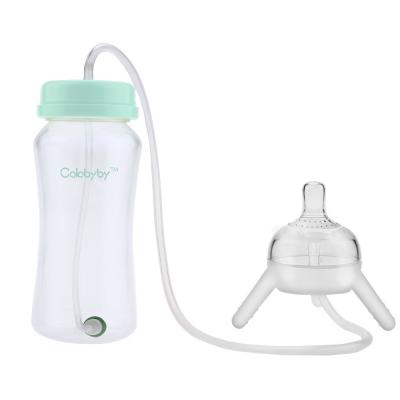 China Wide Mouth Hands Free Baby Feeding Bottle Newborns Anti Colic Bottles for sale