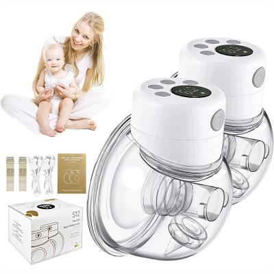 China Wearable Breast Feeding Device Breastfeeding Women Breast Pump Pumped Breast Milk Storage for sale