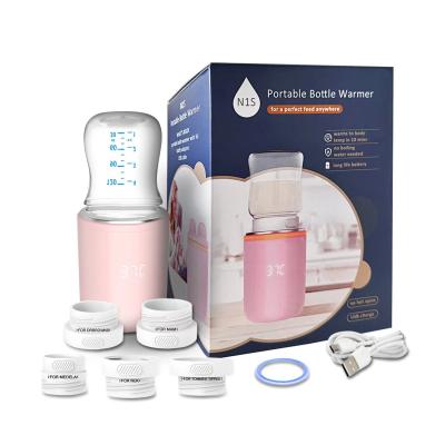 China Quick Heating Infant Bottle Warmer 3 Mins Warming Breast Milk On The Go Temperature Control for sale