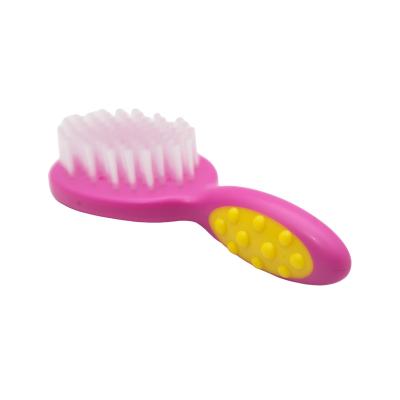 China Soft Natural Hair Brush Sets For Hair Pink 12 X 5.12 X 5.12CM Comb Newborn Hair for sale