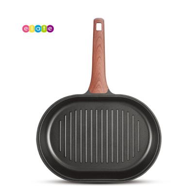 China Best Selling Sustainable 30cm Wok Household Cooking Pan For Gas Induction Cooker Non-Stick Wok Pan Cookware for sale