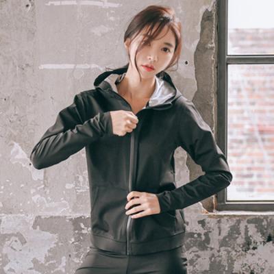 China Breathable Yoga Gym Activewear Long Sleeve Sportswear Women Fitness Clothing Leggings Running Yoga Set With Zipper Top for sale