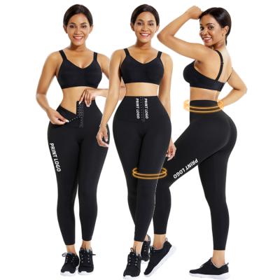 China 2021 Wholesale Logo Butt Lift Women's Breathable Seamless Solid Warm Yoga High Waist High Waist Workout Fitness Gaiters for sale