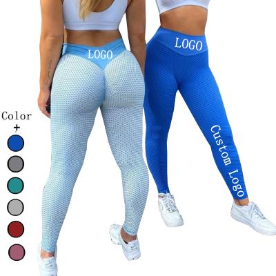 China Sporty Black Leggings Bum Scrunch Anti Cellulite Tummy Control Leggings Breathable Women Wholesale Sportswear for sale