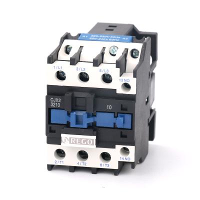 China REGO CJX2-32 3P 32A 230/240V 400V 415V 440V 500V 690V 50/60HZ AC Electric Magnetic Contactor CJX2-32 for sale