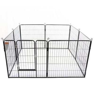 China Breathable Folding 8 Panels Pet Fence Game Yard For Indoor Or Outdoor Use for sale