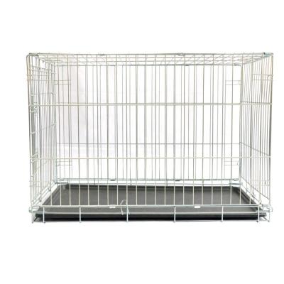 China Large Sustainable High Quality Cheap Indoor Galvanize Metal Dog Cage With Double Door for sale