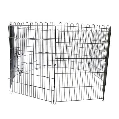 China Environmentally Friendly Folding Metal Run Circle Exercise Fence For Dog And Sustainable Rabbit for sale