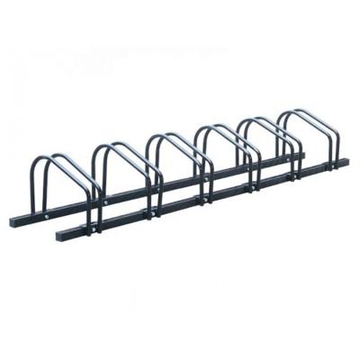 China Save Space Export 6 Bike Floor Display Portable Steel Bicycle Rack Rack In Public for sale