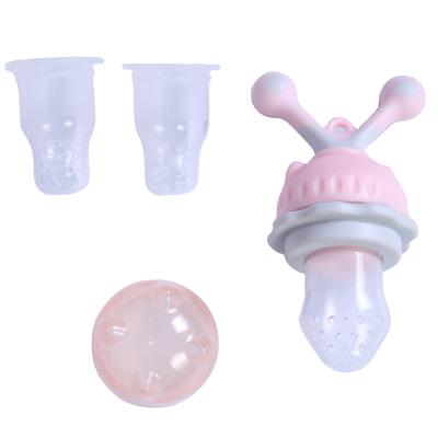 China BPA Shiguang lover ODM free baby feeding supplies pp material light and drop resistant baby pacifier bites baby fruit feeder pacifier for sale