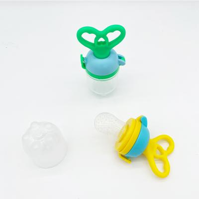 China Food Grade BPA Free Safe Infant Training Massaging Toy Teether Baby Fresh Food Driver BPA Free Silicone Fruit Pacifier Baby Fruit Feeder for sale