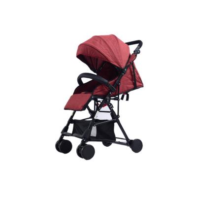 China Luxury High Breathable Canvas Cheap Price Baby Stroller Landscape Shock Absorption Four Wheel Baby Stroller for sale