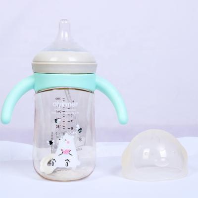 China BPA Free Drop Resistant Ppsu Feeding Bottle Material Silicone Baby Feeding Bottle Material for sale