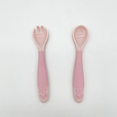 China BPA Free 2021 Factory Direct Supply Baby Spoon And Fork Bendable Baby Spoon for sale