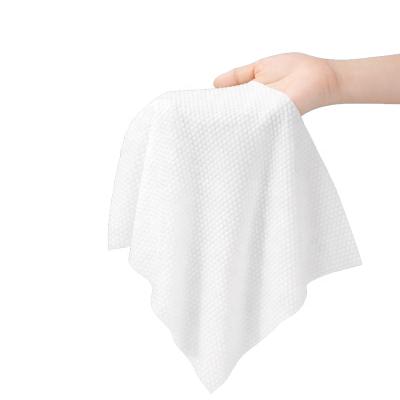 China 200x200mm Cotton 60Pcs/Bag Cotton Towel Face Clean Facial Tissue Additive Free Skin Care 100% Cotton Fabric Child Safe Tissue for sale