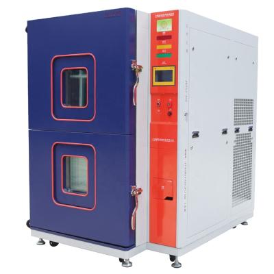 China Temperature Humidity Test Chamber Highly Accelerated Temperature Variable Temperature Cyclic Shock Thermal Shock Test Chamber Rapid Air-to-Air Rate Chamber for sale