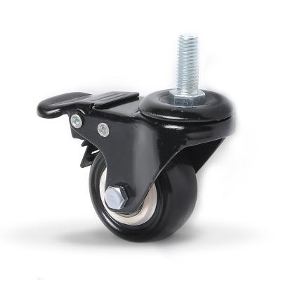 China Modern Quietly And Safely Metal Caster Wheel Good For Transporting Light Furniture Roller Skate Wheels for sale