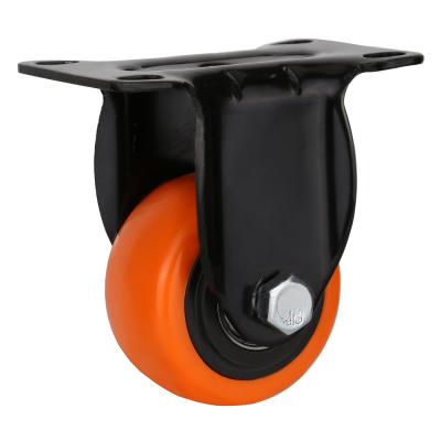 China Modern Heavy Duty Load Capacity 80kgs 65mm PVC Storage Rack Rigid Rueda Caster Wheels for sale