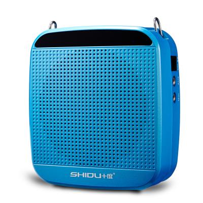 China Outdoor Activities SHIDU S512 Mini Portable Wired Voice Amplifier MP3 Player Belt Speaker 15W Voice Amplifier New Good Electro for sale