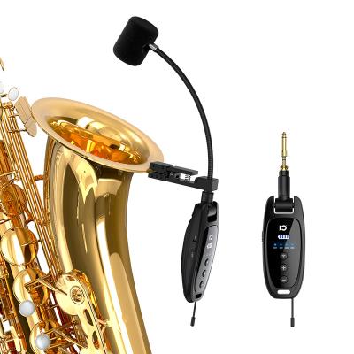 China Original SHIDU SD-U18 Sound Amplification UHF System Saxophone Omnidirectional Electroacoustic Wireless Condenser Microphone for sale