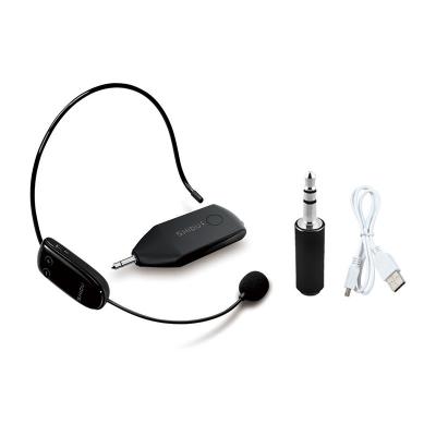 China Unidirectional Professional Wireless Headphone Head UHF U8 Worn Microphone For Voice Amplifiers for sale