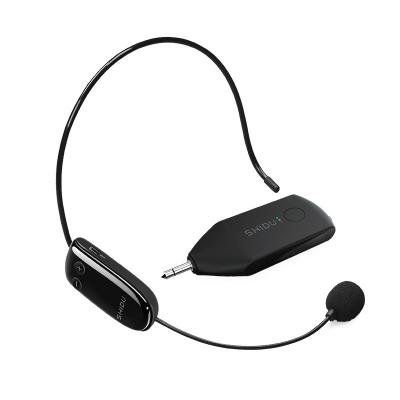 China Wireless headset microphone SHIDU SD-U8 UHF headset microphone apply to any aux audio device. for sale