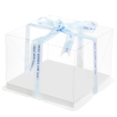 China Amazon Recyclable wholesale high quality custom logo printing brand cup cake box transparent on sale for sale