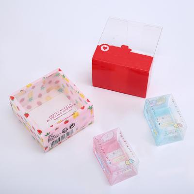 China Factory Customized High Quality Gift PVC Clear Recyclable Hot Selling Clear Transparent Box Su-package Wholesale for sale