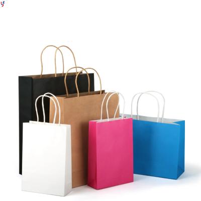 China New Recycled Materials Design Manufacturing Packaging Custom Logo Disposable Shopper Coffee Brown Bags Paper Bags Kraft Paper for sale