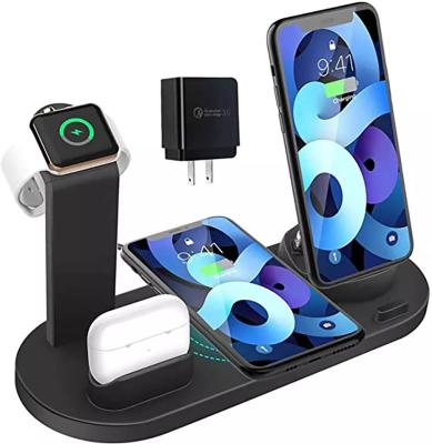 China 3 in 1 Wireless Charger Amazon Best Seller For Iphone 14 Iwatch Airphone 15w Fast Wireless Charger 4 In 1 Qi Wireless Charger for sale