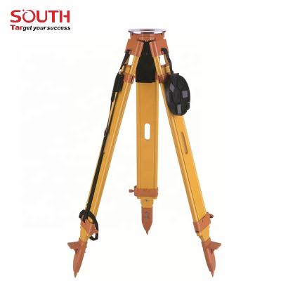 China Survey Wooden Round Main Tripod ATS-MR3 Wooden Tripod for Total Station for sale