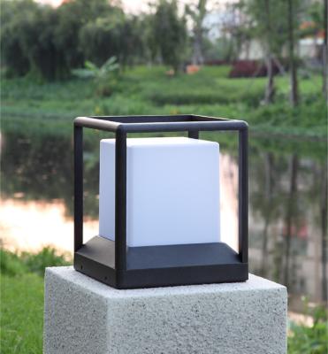 China Morden 26W SquareGood Price Modern Aluminum Square Garden Border Garden Gate Pillar Waterproof Led Lamp for sale