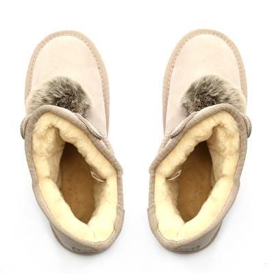 China waterproof winter slipper and warm indoor snow boots for women shoes factory manufacture in china for sale