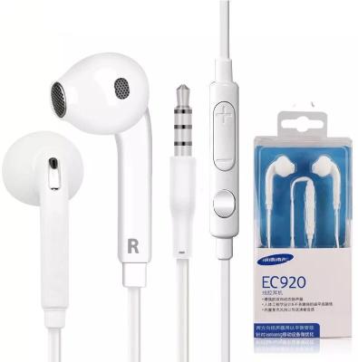 China In-Ear 3.5mm Jack EG920 Wired Stereo Earphone In Ear Earphone For Samsung Galaxy S6 S7 S8 Headphone Earbuds With Retail BOX for sale