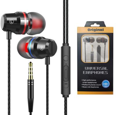 China original In-ear G90 3.5mm Inear Earphone Wired Control Earbud With Mic Gaming Headset For xiaomi phone earphone smart sport for sale