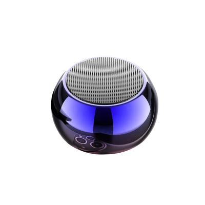 China None 2021 M3 Speakers Around Metal Plating BT5.0 TWS Mini Outdoor Portable Wireless Speakers for sale