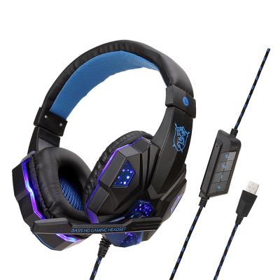 China SY830 Headband LED Noise Canceling PC Gaming Headphones Headsets Headsets With MIC for sale