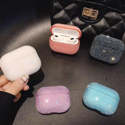 China For Earphone New For Airpods Pro Case Glitter Bling Luxury Power For Airpod 3 Fashion Protective Shiny Girly Cover For Girl Women White for sale