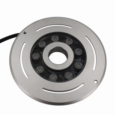 China 316L LANDSCAPE stainless steel ip68 DMX RGB rgbw 12v/24v nozzle led fountain light underwater led light for sale