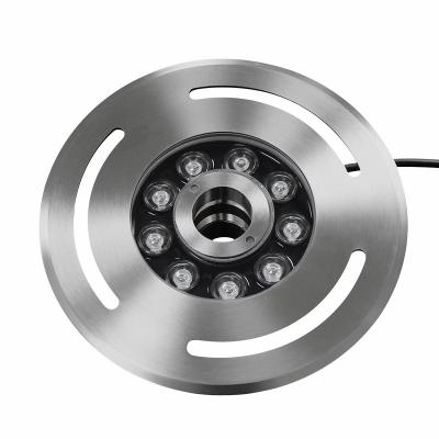 China LANDSCAPE DC24V DMX Deck Dry Pool Up Light Outdoor Waterproof RGB Led Ring Underwater Jet Fountain Light for sale