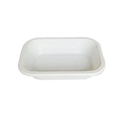 China Disposable Black Blister Oven Container Cpet Cake Baking/Microwave Food Airline Meal Tray Plastic Meal Tray for sale