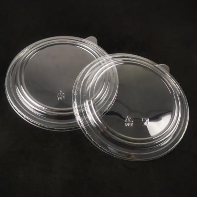 China Disposable Transparent Plastic PET Soup/Salad Bowl Cover Food Fog Storage for sale