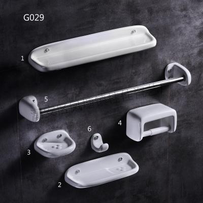 China Sanitary Set of 6 Pcs Modern Ceramic Bathroom Ware Accessories for sale