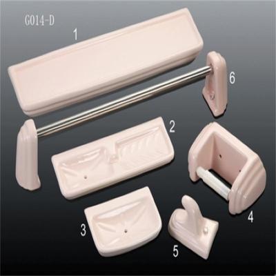 China Home/hotel/restaruant bathroom rose ceramic accessories set for sale