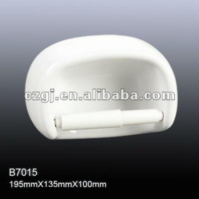 China Viable Shape Nice Ceramic Toilet Paper Holder for sale