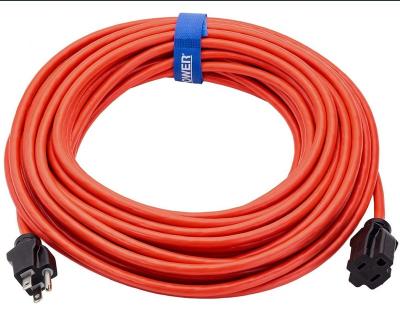 China Appliance 50 ft. Outdoor Extension Cord 16/3 SJTW, Three Prong Grounded Plug, Orange, Water and Weather Resistant, Flame Retardant, General Purpo for sale